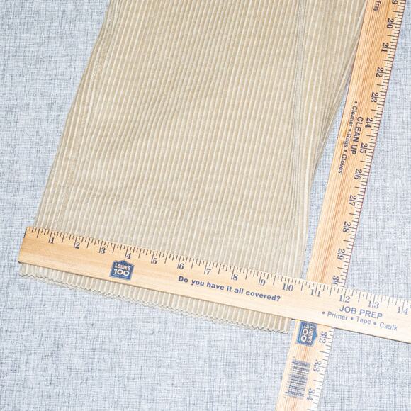 Officine Generale Sally Wide Leg Corduroy Trousers Beige size 40 - Picture 12 of 12